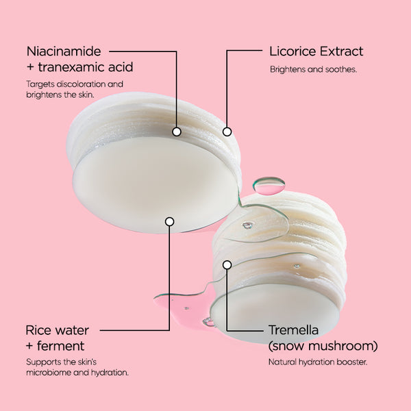GLASS SKIN Illuminating Toner Pads